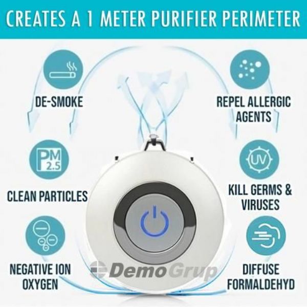 Ionic Portable Air Purifier | Demogrup