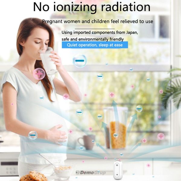 pL-Air USB Giyilebilir Mini Kişisel Hava Temizleyici Kolye | Demogrup