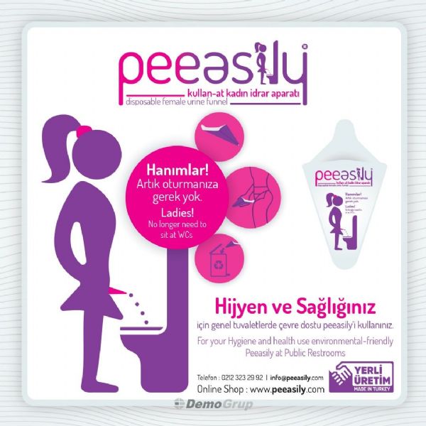 Peeasily |Disposable female urine funnel | Demogrup